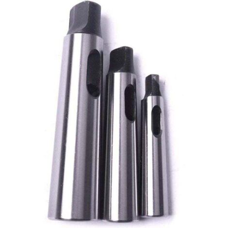 Fei Yu Cône Morse douille de perçage Réduction adaptateur pour tour de fraisage (MT1 à MT2, MT3 à MT2, MT3 à MT4,3pcs)