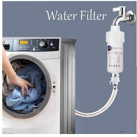 Fei Yu – Filtre à eau pré-filtre 5' pour lave-linge – Filtration 5 microns – Installation sans perçage – Débit maximum 8 LPM