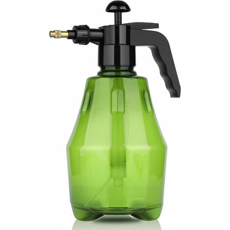 Fei Yu Flacon pulvérisateur en plastique de 1500 ml grand arrosoir décoratif rétro relief fleur pulvérisateur pour arroser de petites plantes (vert)