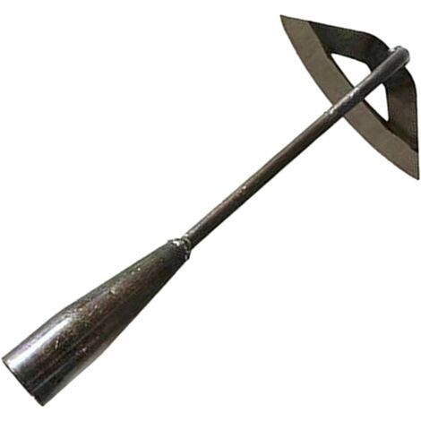 Fei Yu Houe creuse tout acier Outil de houe de jardinage Râteau de désherbage à main Jardinage de désherbage tout acier Pelle de jardinage Petite houe creuse à main