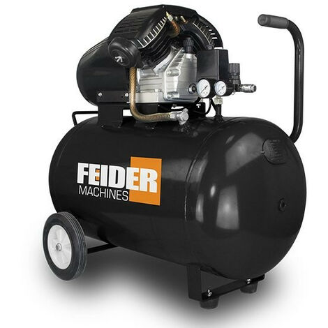 FEIDER Compresseur 100 litres 3 cv - bi-cylindre lubrifié FC100L-A