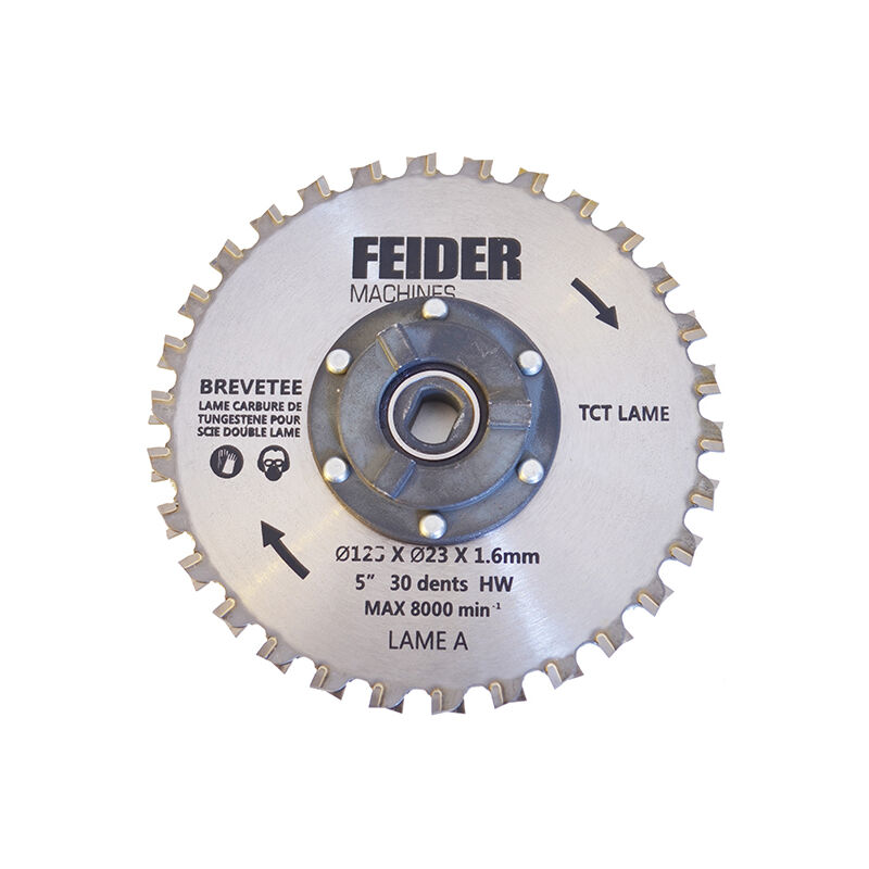 Feider - Lame carbure 125mm pour scie double lame