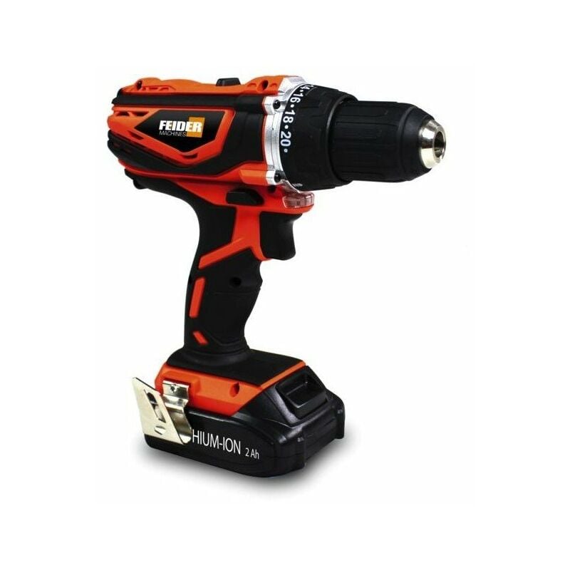 Feider - Perceuse - Visseuse Sans Fil 20 v 38 Nm Fpv20v2b2b