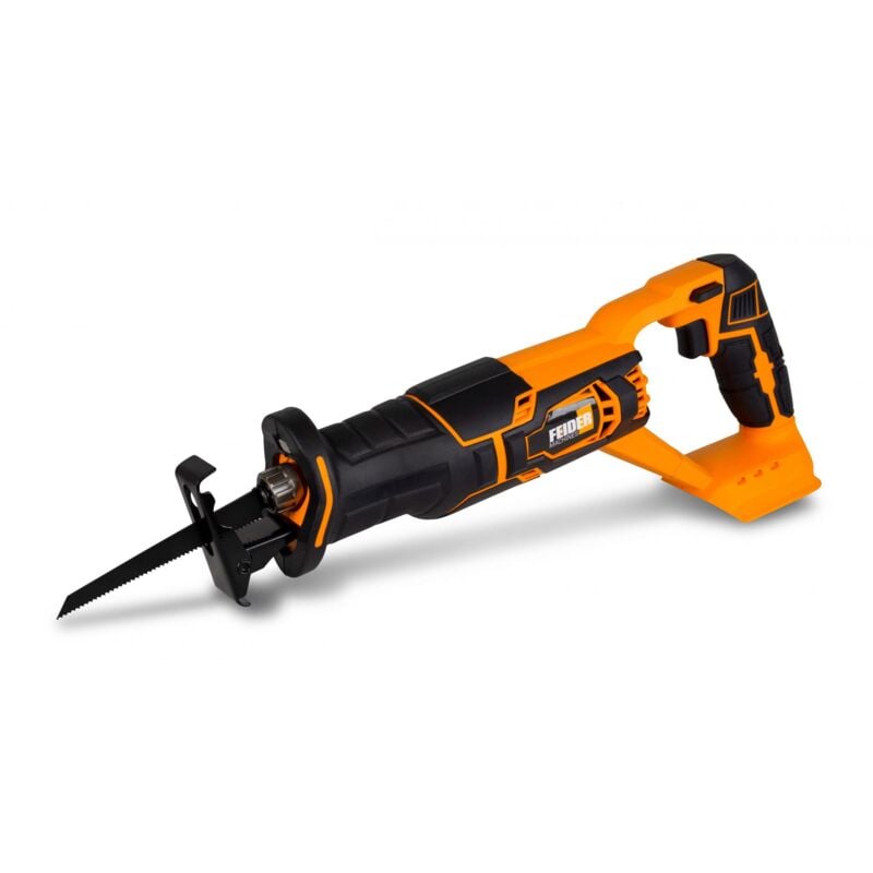 Scie sabre sans fil 20V, coupe 80mm bois, 10mm acier Feider FSSAB20V-B