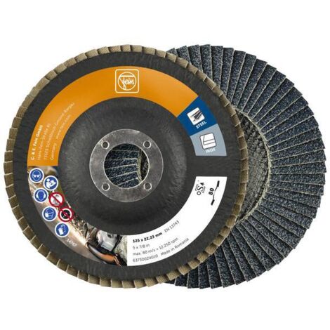 Fein 10x disco lamellare Ø 125 zircone corindone K80 - 63730024010