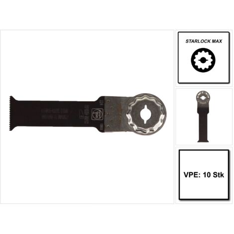 Fein 10x E-Cut Long-Life Lame de scie BIM StarlockMax 32 mm - 63502224240