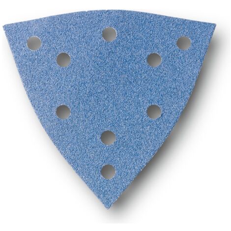 Fein 12x Schleifblatt Zirkon 3-Eck KL130 K80 - 63717300010