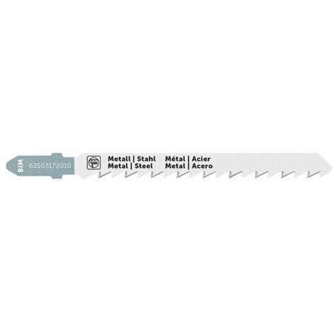 Fein 63503172010 Lame de scie sauteuse pour métal BIM 75 T1.2/2.5 MS SC 5 pc(s) Y307983