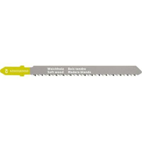 Fein 63503183010 Lame de scie sauteuse pour bois CV 75 T2.5 SW SC RV 5 pc(s) Y307543