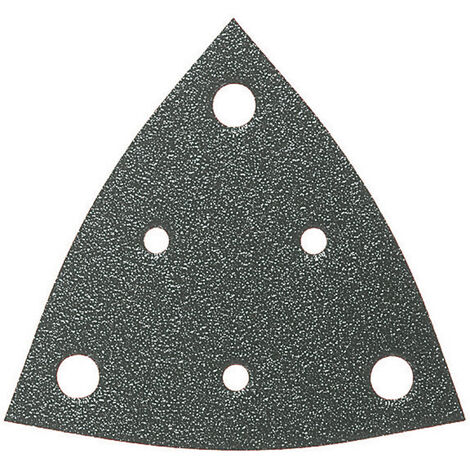 Fein Dreieck-Schleifblatt gelocht, 80mm K100 VE à 5 Stück