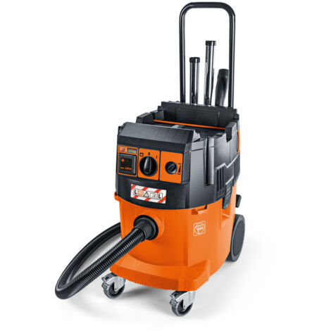 Fein – Aspirateur professionnel eau et poussière Dustex 35 LXAC – Puissance 1380W – Dépression 254 hPa – Capacité 35L – Nettoyage automatique du filtre - 92030060000