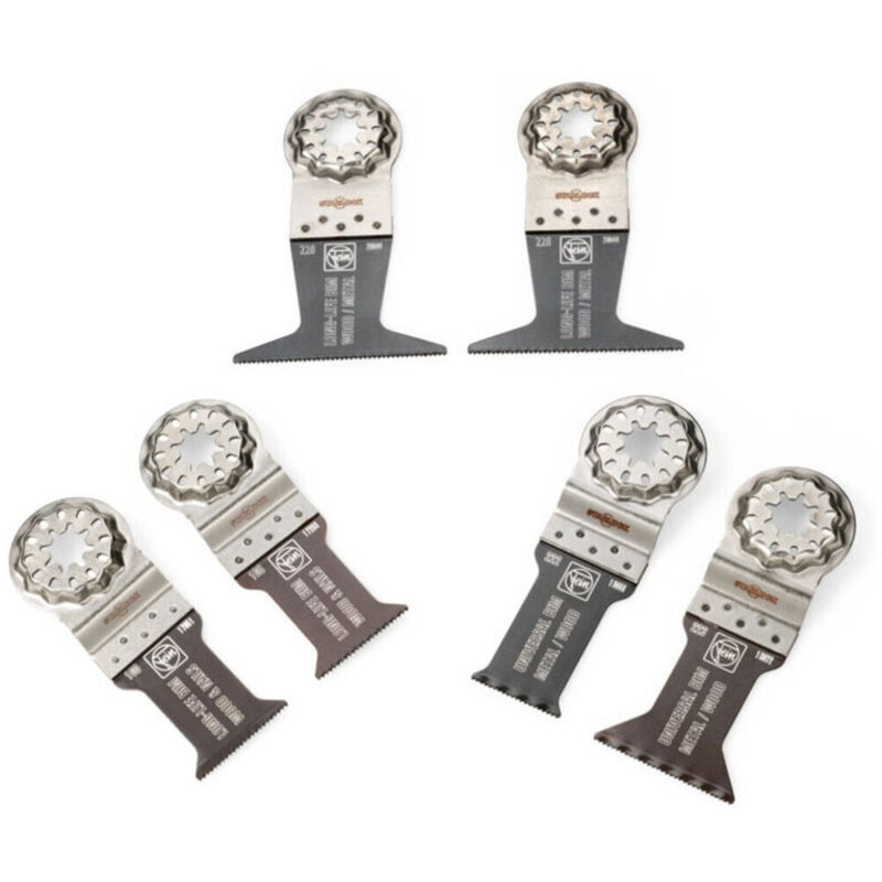 Set de 6 Lames de scie FEIN E-Cut Starlock Wood & Metal