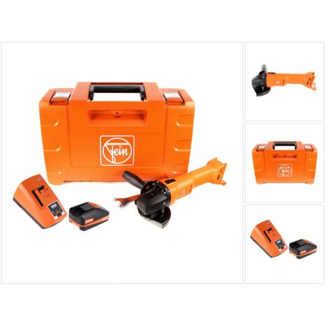 FEIN CCG 18-125 BL Meuleuse d'angle sans fil 18V 125mm ( 71200262000 ) + Coffret de transport + 1x Batterie 3,0 Ah + Chargeur