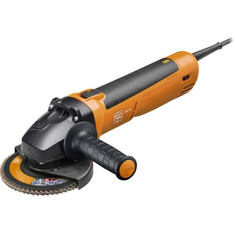 FEIN CG 15-125 BL INOX, smerigliatrice angolare senza spazzole Ø125 mm, 1500 W, numero di giri variabile 2800-7000 m/min, per el lavori su acciaio inox.