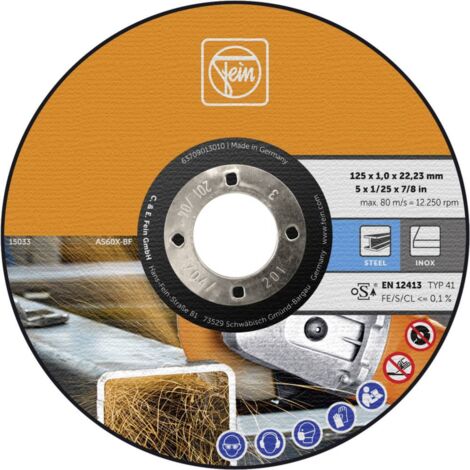 Fein Disco da taglio 125 mm Argento 1 mm