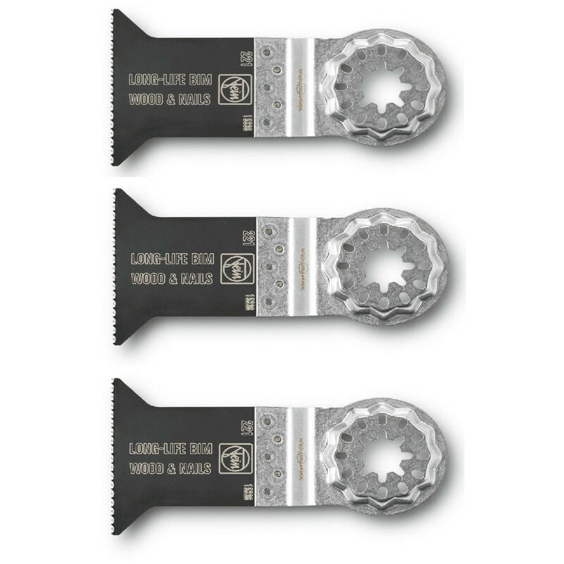 Image of 3x E-Cut Long-Life Sägeblatt Starlock 50 mm - 63502221220 - Fein
