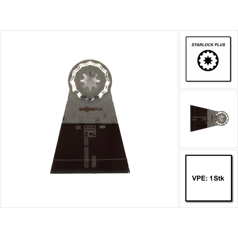 Fein - E-Cut Standard-Sägeblatt, Länge 50 mm, Breite 65 mm, ve 1 St, Aufnahme slp