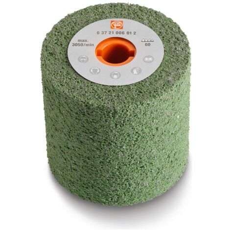 FEIN Elastische Schleifwalze, Korn 60, Ausführung mittel, Bohrung 19 mm, 100 x 100 mm
