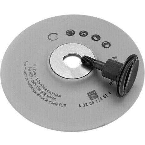 Fein Elastischer Schleifteller mit Spanneinheit Ø 180 mm - 63806174028