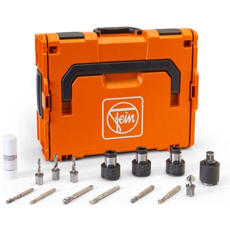 Fein Fabricator M12 Tapping-Set 3/4&quot Weldon in L-Boxx - 33901680400
