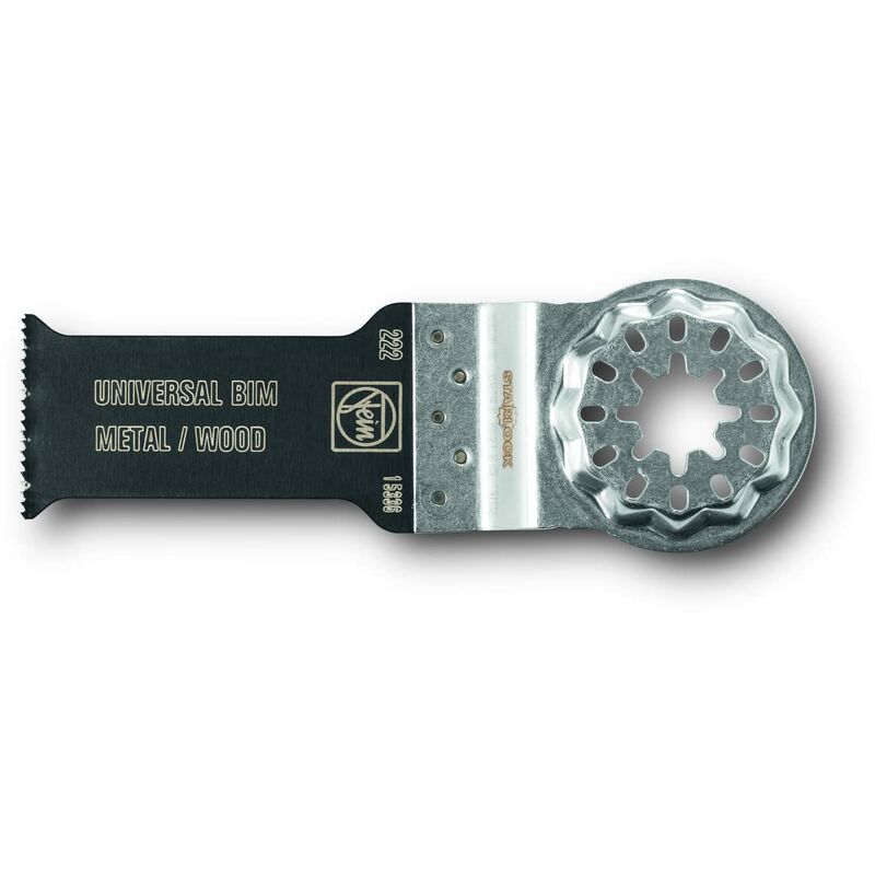 Image of E-Cut Universale Set di 3 Lame da taglio, Larghezza 28 mm, Lunghezza 55 mm, Attacco Starlock, Lama bimetallica con dentatura ondulata universale