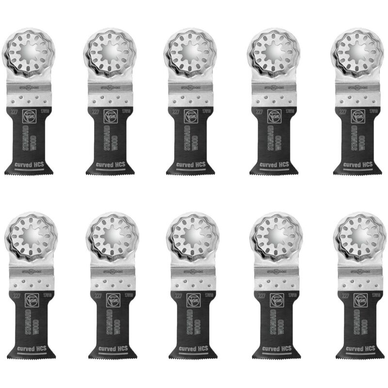 Fein 10x E-Cut lame de scie standard curved Starlock 35 mm - 63502227240