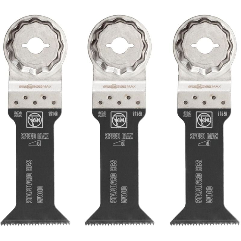 No Brand - Fein 3x E-Cut Lame de scie standard StarlockMax 42 mm - 63502202220