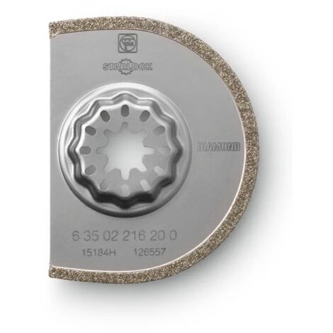 Fein – Lame de scie diamantée 75 mm 63502216210 – Pour joints en marbre et résine époxy – Conception segmentée pour coins – Durée de vie exceptionnelle - W746931