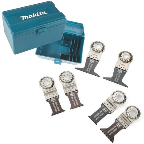 Fein Makita Starlock Saw Blade 6PC Starlock Multitool E-Cut Wood Metal + Box