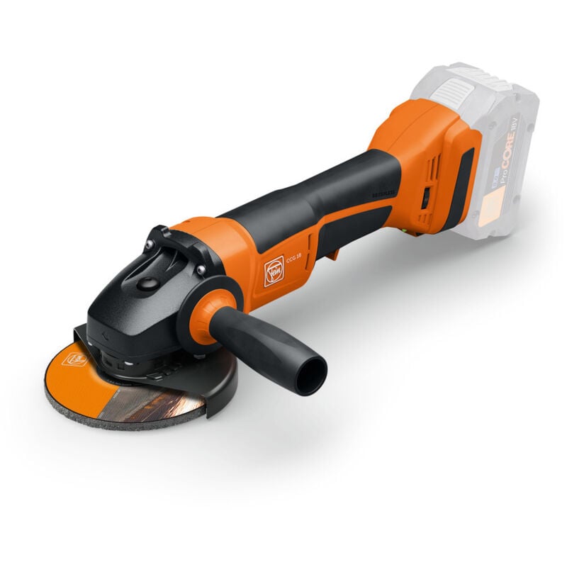 Meuleuse d'angle sans fil Fein ccg 18-125-10 pd as sans batterie ni chargeur dans l-boxx 238