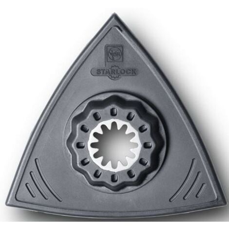 Fein – Plateaux de ponçage triangulaires extra plats 80mm – 2 pièces Starlock pour bois dur – 63806142220