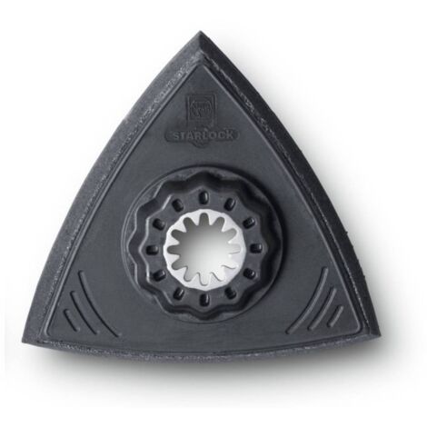 Fein – Patins de ponçage triangulaires ultra souples pour jantes aluminium – Fixation autoagrippante – Compatible outils oscillants Starlock