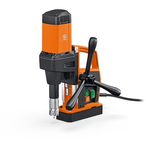Fein – Perceuse magnétique filaire 1200W – Capacité de perçage 32 mm – Système de lubrification – Pour travaux en espaces restreints - KBE32