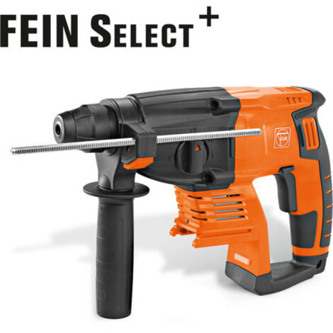 Fein – Perforateur burineur sans fil 18V – Moteur Brushless – Force de frappe 2J – Perçage béton jusqu'à 20mm – 80 perçages avec 5Ah