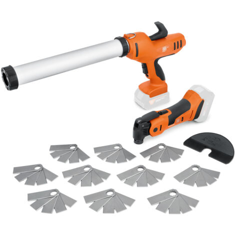 FEIN Presse à cartouches sans fil et MultiMaster sans fil AKP 18-600 AS set réno