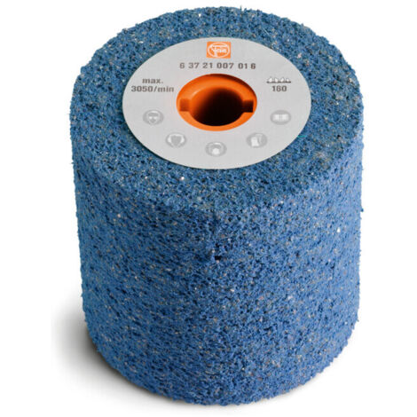 Fein – Roue à poncer élastique 100 x 100 mm – Grain 180 pour finitions délicates – Alésage 19 mm pour ponçage précis
