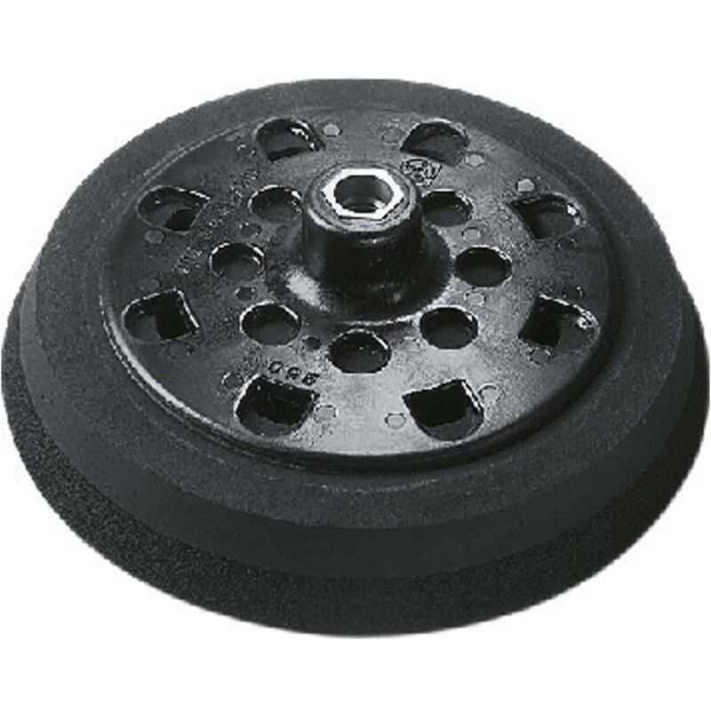 Image of Schleifteller, Ausführung hart, ø 150 mm, gelocht, mit Klettenhaftteil, Art.Nr. 63806116021 - Fein