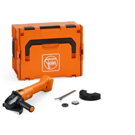 FEIN Smerigliatrice Angolare Batteria Ø115 mm, CCG18-115-12 AS, 18V, Ottima Potenza e Durata, Applicazione Universale, Motore Brushless FEIN, senza batterie e caricabatterie