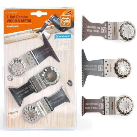 Fein Starlock Wood & Metal E-cut Combo 3 Piece Set