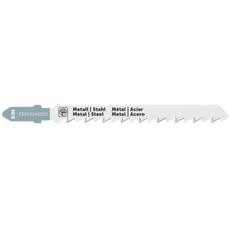FEIN Stichsägeblatt für Metall, BIM 75 T1.2 MS SC , VE 5 St, TPI 21, Länge 100 mm