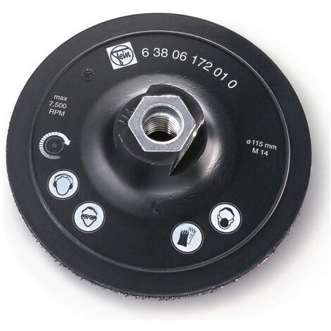 Fein Stützteller Ø 115 mm für Einsatz mit Schleifvlies - 63806172010