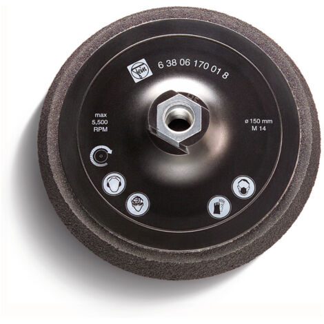 Fein Stützteller Ø 120 mm für Lammfell mit Schnürzug - 63806012008