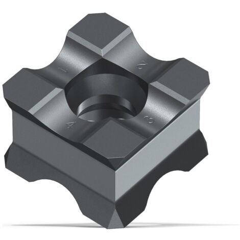 FEIN Wendeschneidplatte SX, VE 10 St, Radius 2,5 mm für NE-Metalle und weiche Materialien