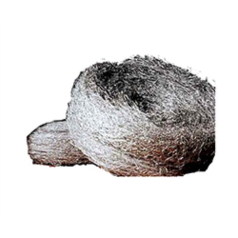 Feine, glatte Stahlwolle Nr. 00, Rolle 2,25 kg, Aluminium-Scheuerschwamm 1176