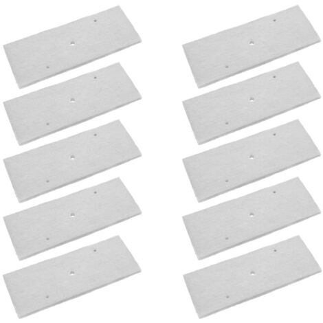Feinfilter / Schwammfilter / Schaumfilter / Sockelfilter für viele Panasonic Wäschetrockner wie NH-P80 NH-P80G1 NH-P80G2 ersetzt ANH300-4870 - 10 Stück