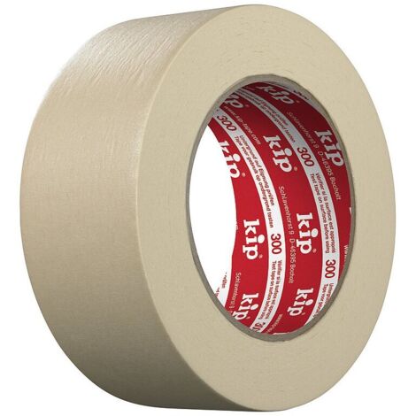 Feinkreppklebeband KIP 300 MASKING-TEC® – natur 48 mm x 50 m