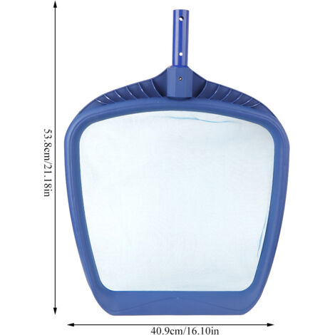 Feinmaschiges Teich- und Spa-Netz – kratzfester PVC-Rahmen (53,8 x 40,9 cm), 1 Stück