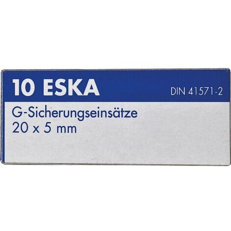 Feinsicherung mittelträge Glasrohr 0,100 A (5 x 20 mm) - 10 Stück