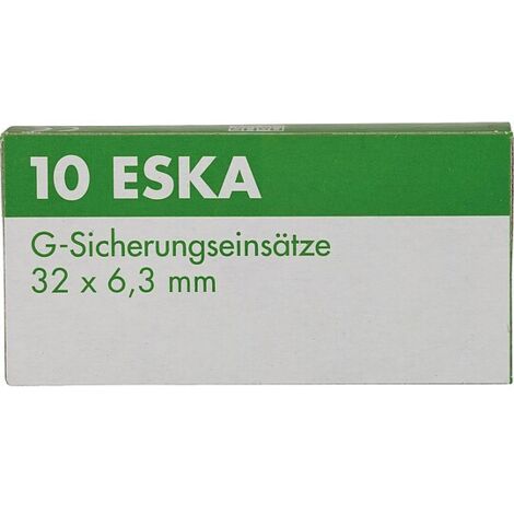 Feinsicherung träge Glasrohr 2 A (6,3 x 32 mm) - 10 Stück