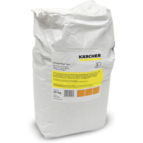 Feinstrahlsack 25kg Körnung 0,2 bis 0,8mm Karcher